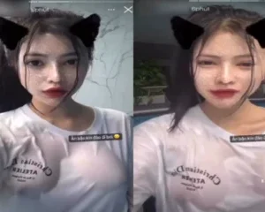 Uyên Nhi vòng 1 căng tròn và quả quần chip xẻ cánh bướm
